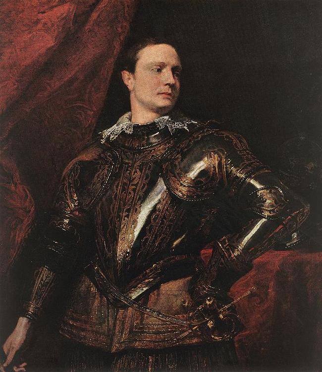 DYCK, Sir Anthony Van Portrait of a Young General dfgj oil painting image